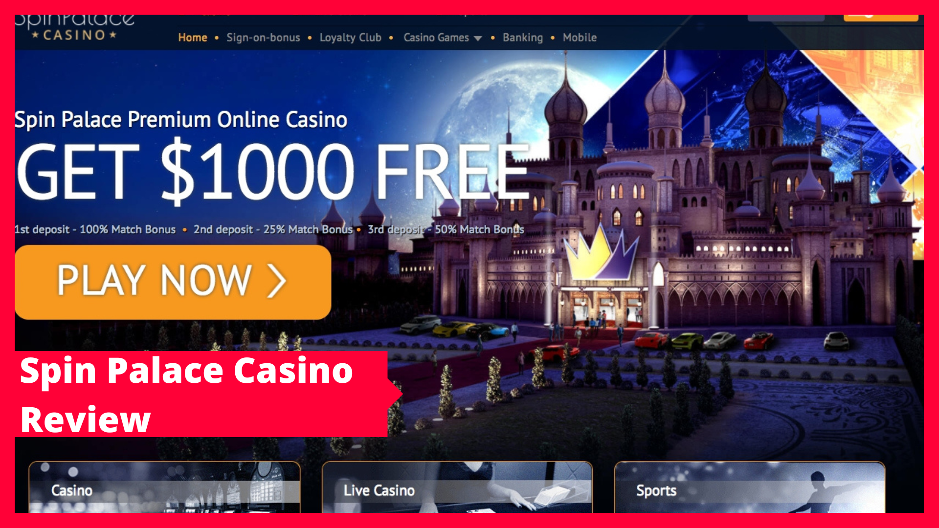 SpinPalace casino review