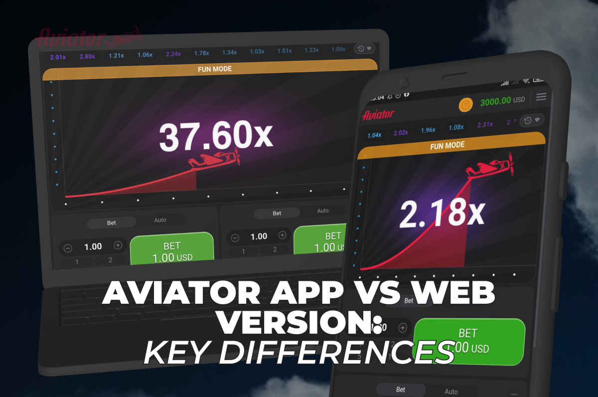 Comparison of key differences between the aviator app and its web version, highlighting features and usability.